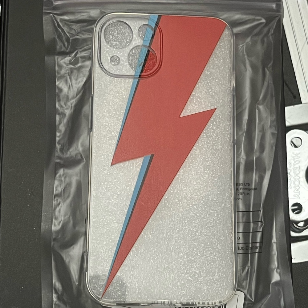 Stylish Red and Blue Lightning Bolt Phone Case